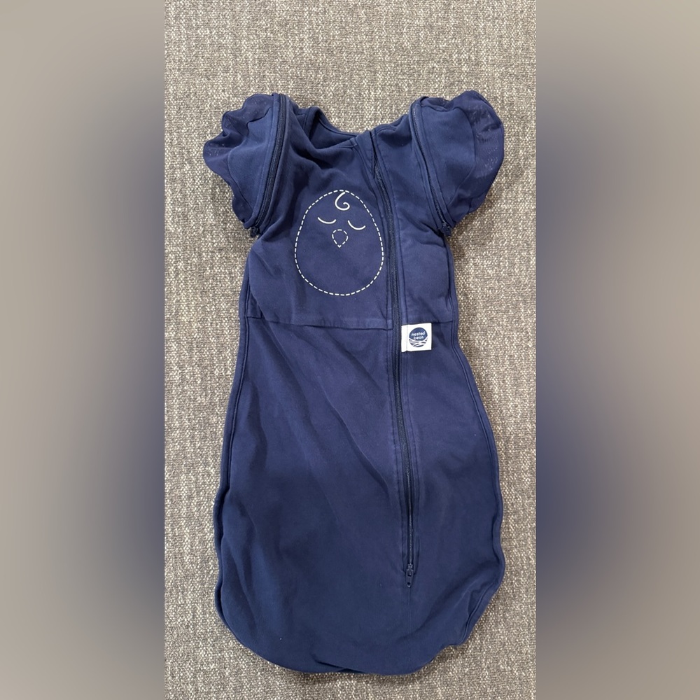 Nested Bean Navy Blue Baby Sleep Sack Pajamas